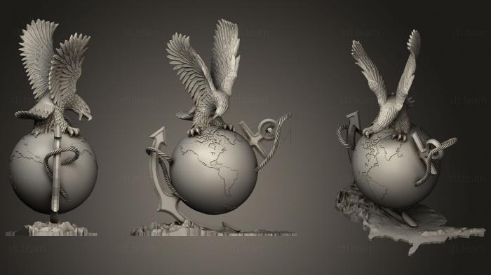 Статуэтки птицы Якорь Орлиный глобус